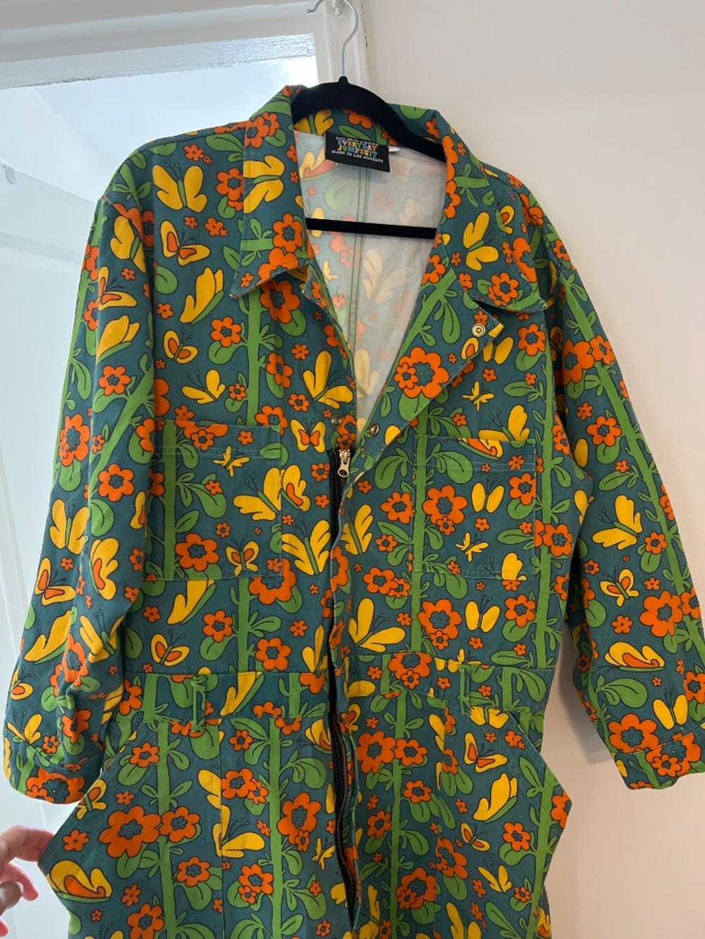 Funky floral big bud press jumpsuit 3XL - Picture 2 of 4